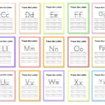 A-Z Alphabet Letter Tracing Worksheet